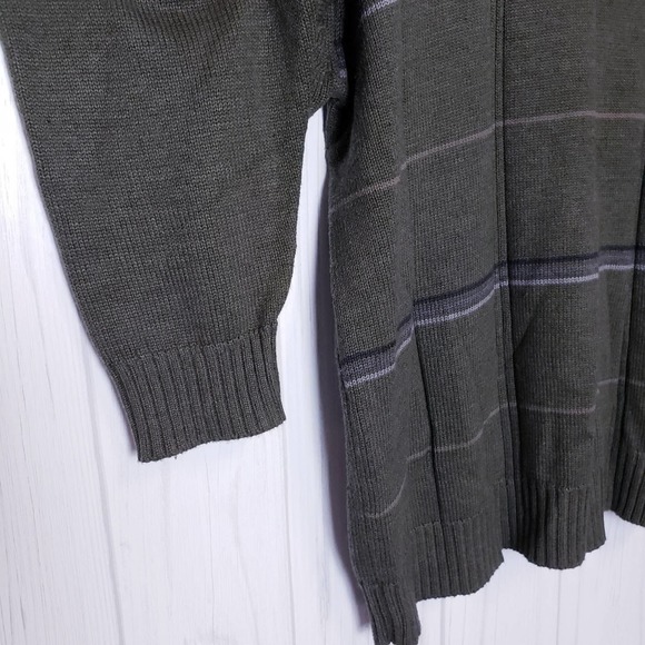 Oscar De La Renta Cotton Blend Knit Zip Sweater - Picture 9 of 13